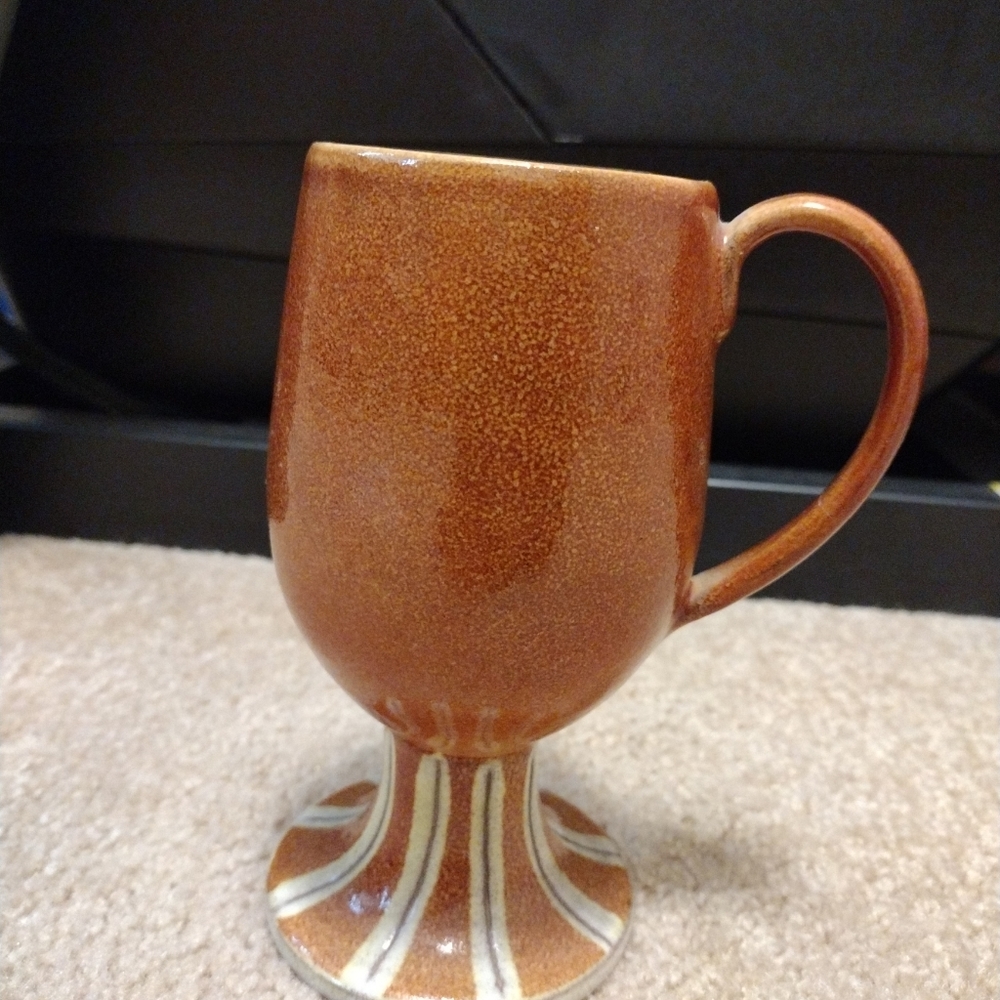 Baldelli Italian tall mug pottery